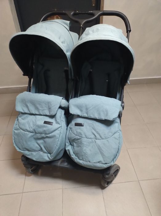 Wózek podwójny zielony