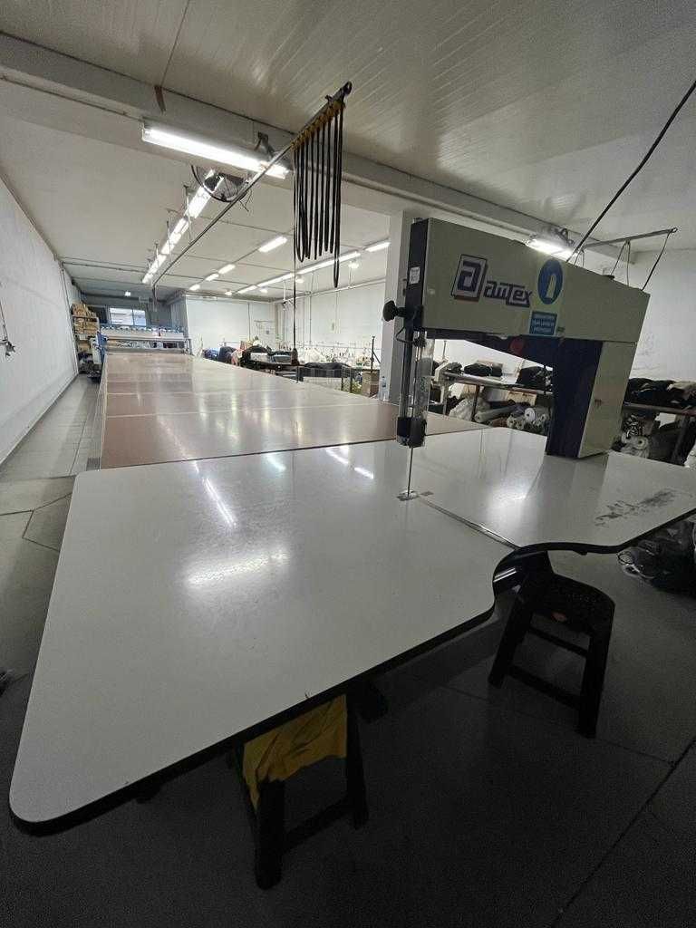 Carro de Estender Malha/Tecidos c/ Serra de Fita | Têxtil Industrial