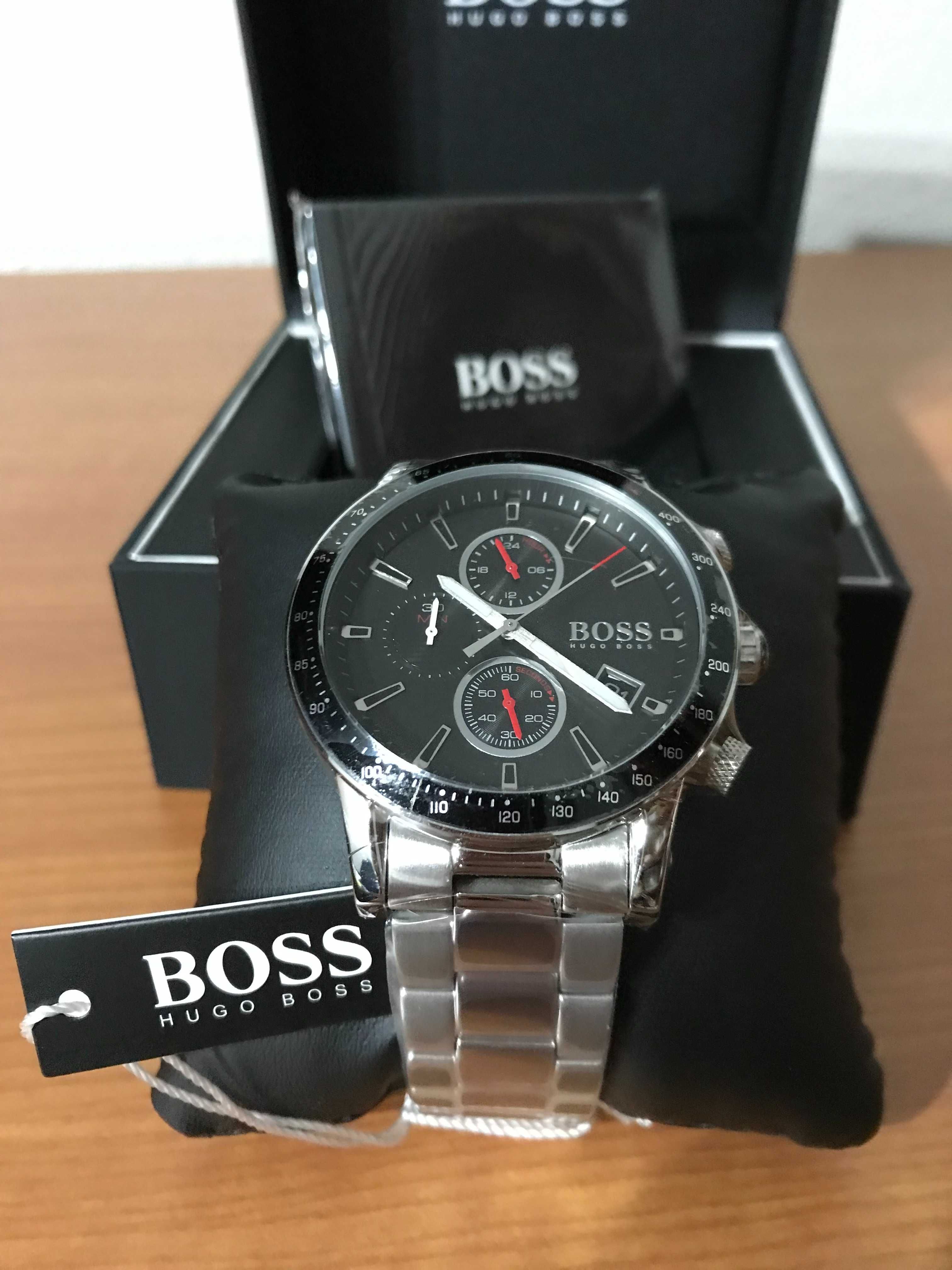 Relógio Hugo Boss Prateado & Preto