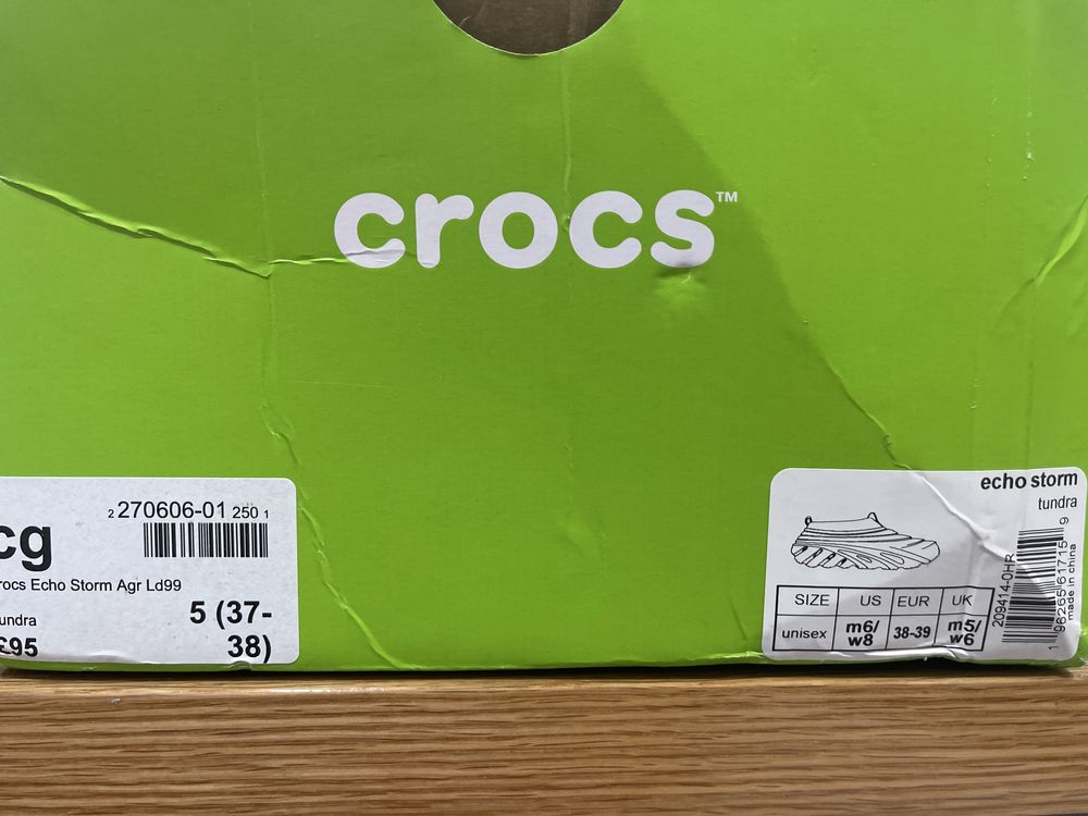 Crocs echo storm