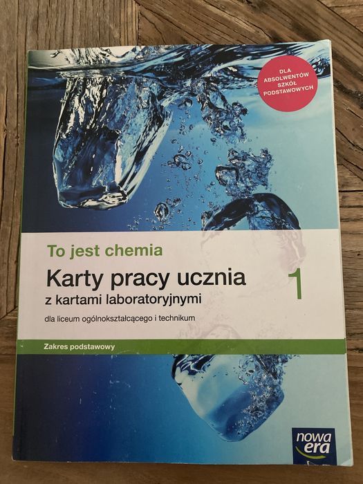 Karty pracy To jest chemia 1 zakres podstawowy