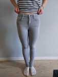 Jasno szare jegginsy top shop w28 l30 topshop