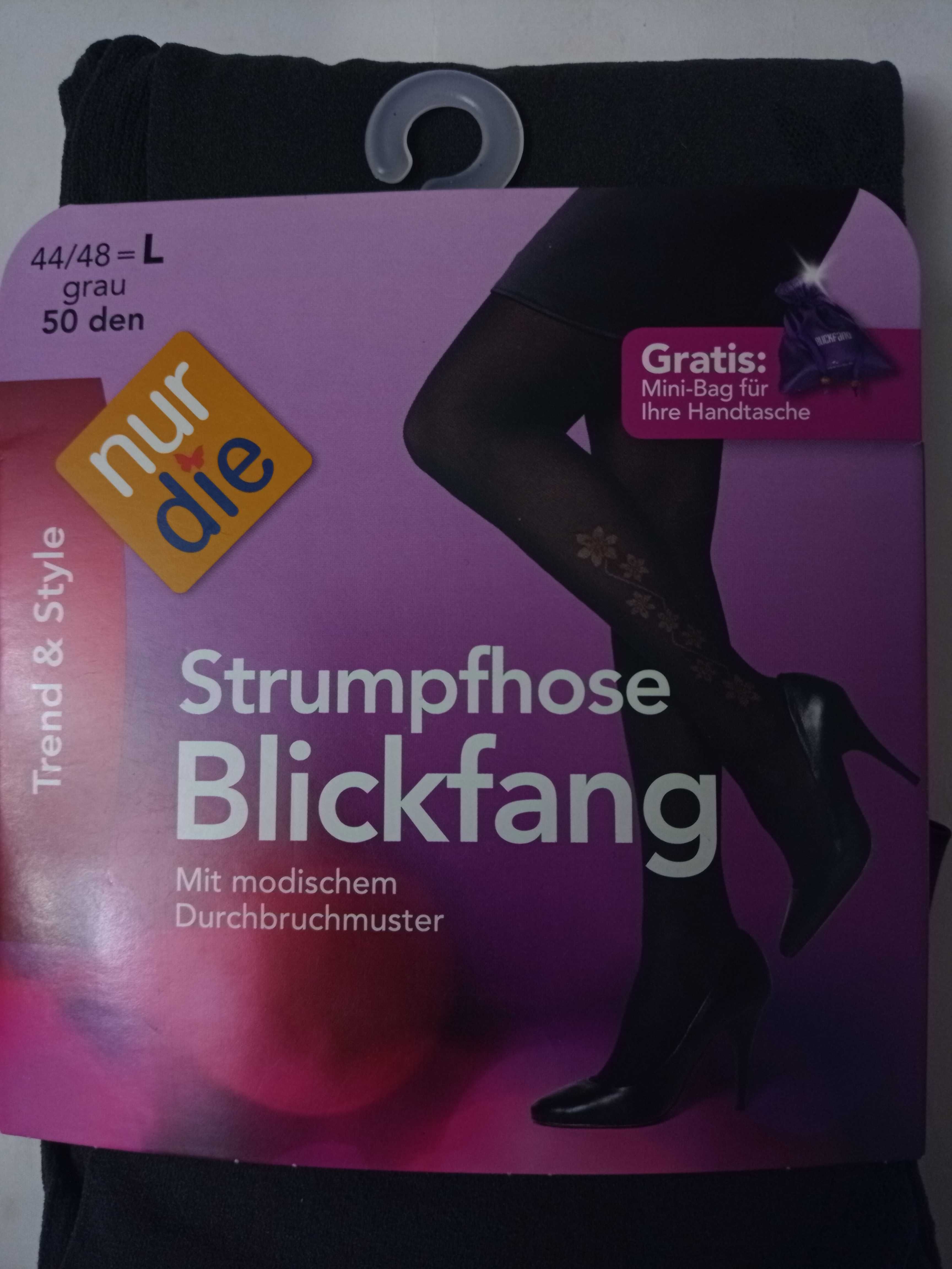 Колготки Nur Die Strumpfhose Blickfang 50 den с мешочком для хранения