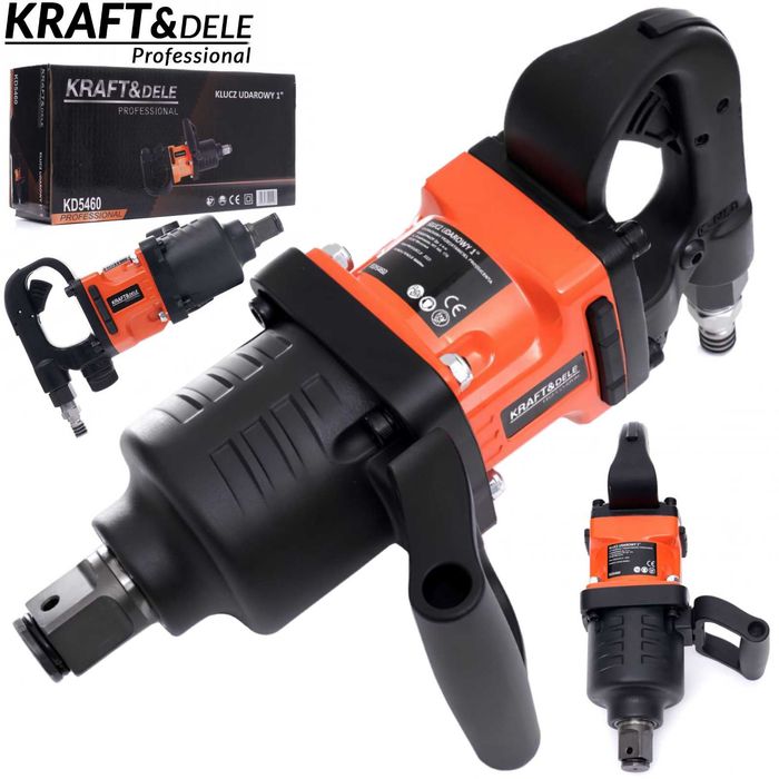 KRAFT&DELE Klucz Udarowy Pneumatyczny 1" 4800nm 6000rpm 6,3bar KD5460