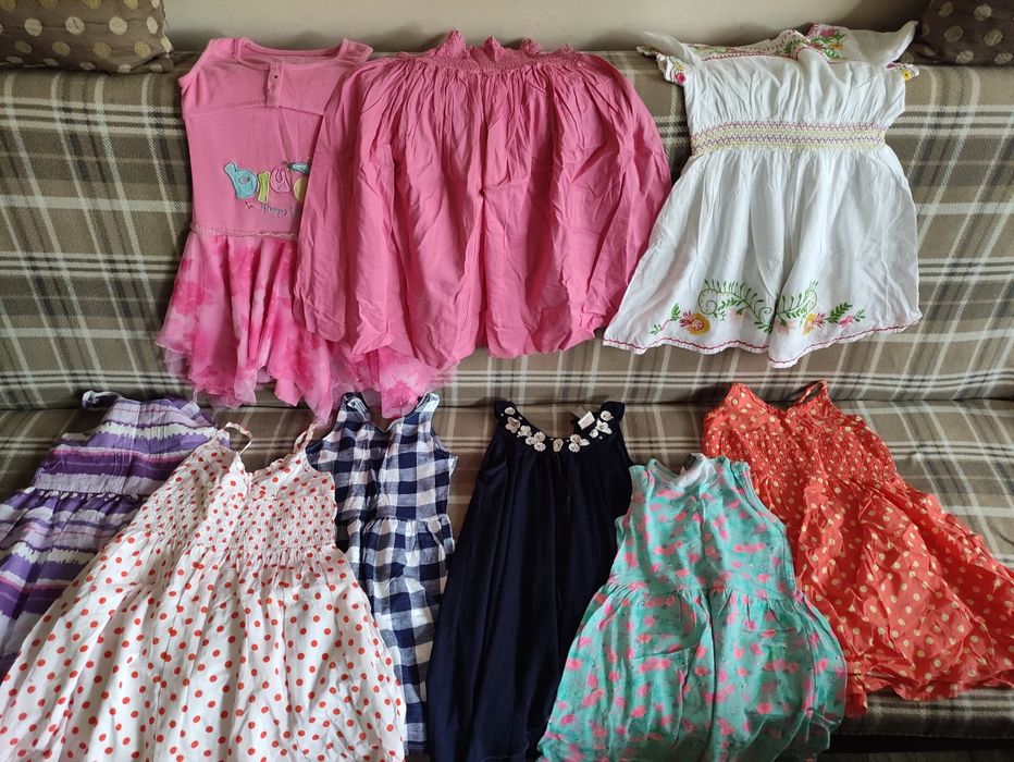 Mega paka ubrań dla dziewczynki rozmiar 4/5 lat wiosna-lato
