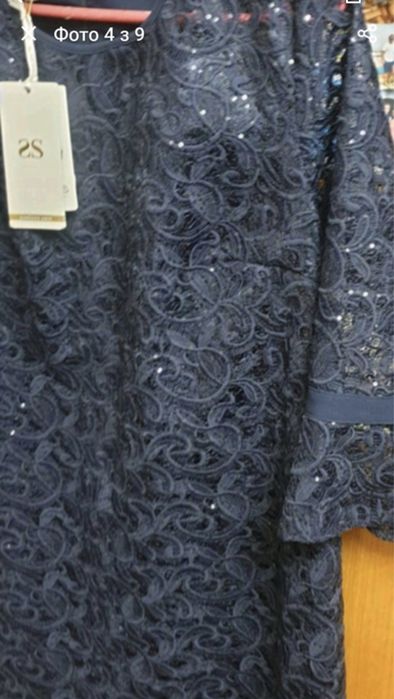 Шикарное платье, большой размер.