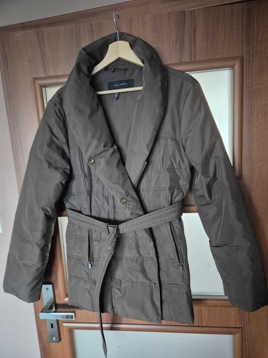 Brązowa kurtka puchowa Zara