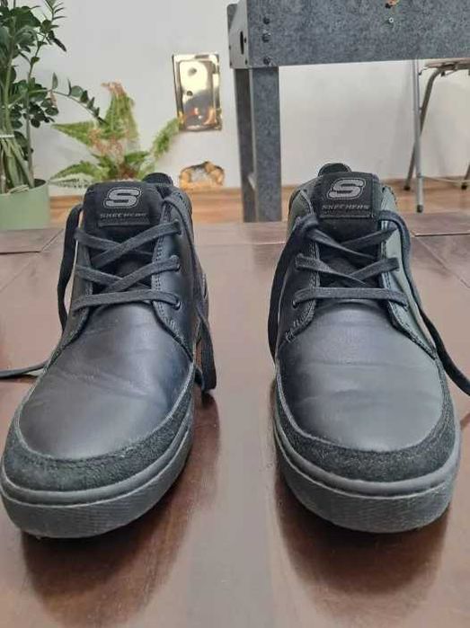 Buty chłopięce Skechers - junior direct pulse czarne