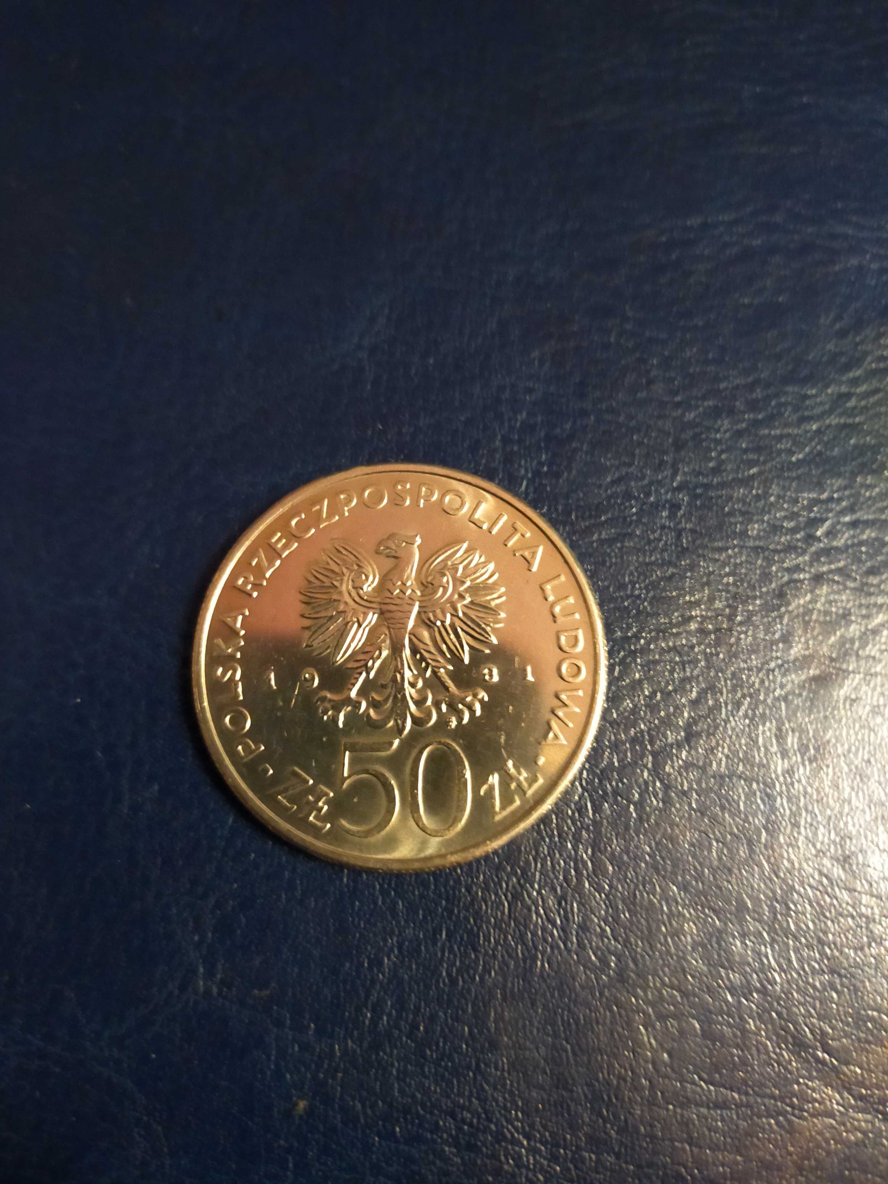 Moneta 50 zł Bolesław II Śmiały 1981r.