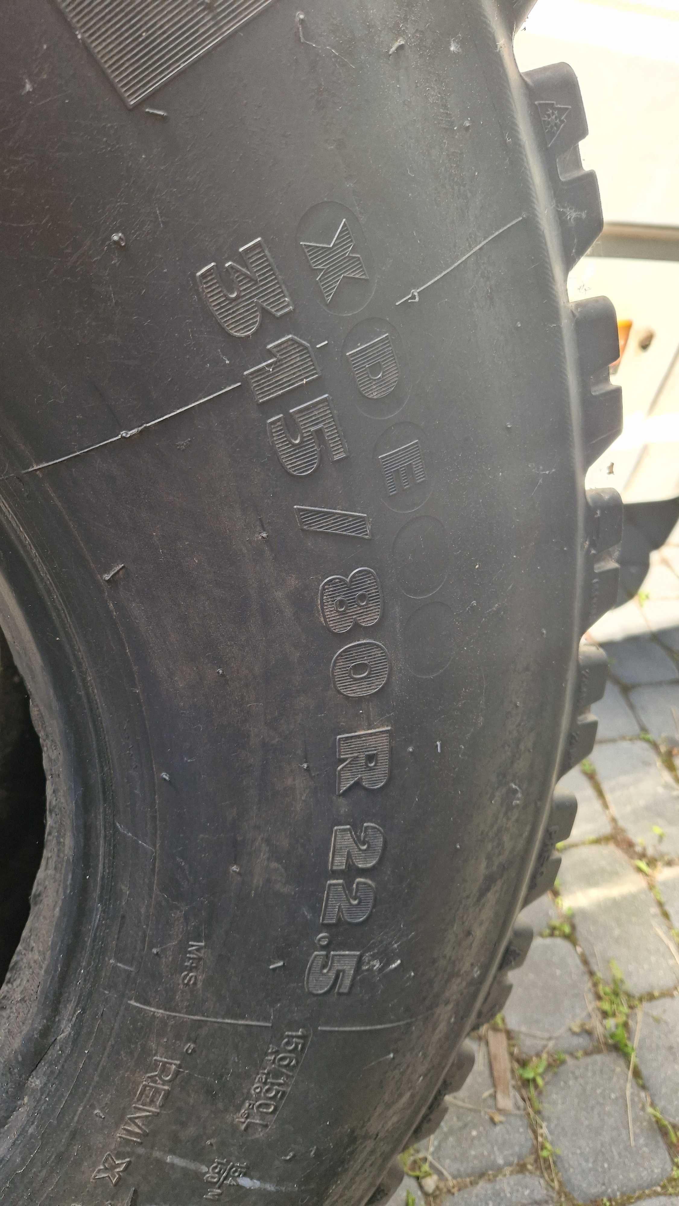Opony ciężarowe 315/80R 70R 22.5 pojedyncze sztuki