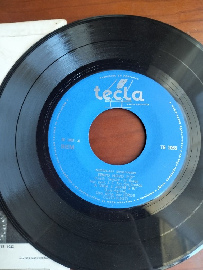 Disco de vinil single Nicolau Breyner