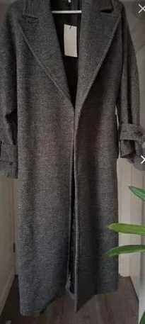 piękny płaszcz zara wełna manteco 67% XS, XS/S