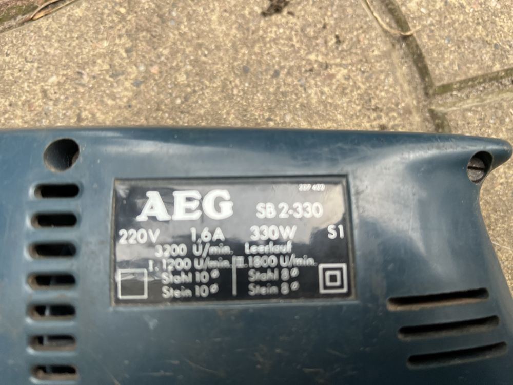 Дрель дрелька AEG SB 2-300 Germany