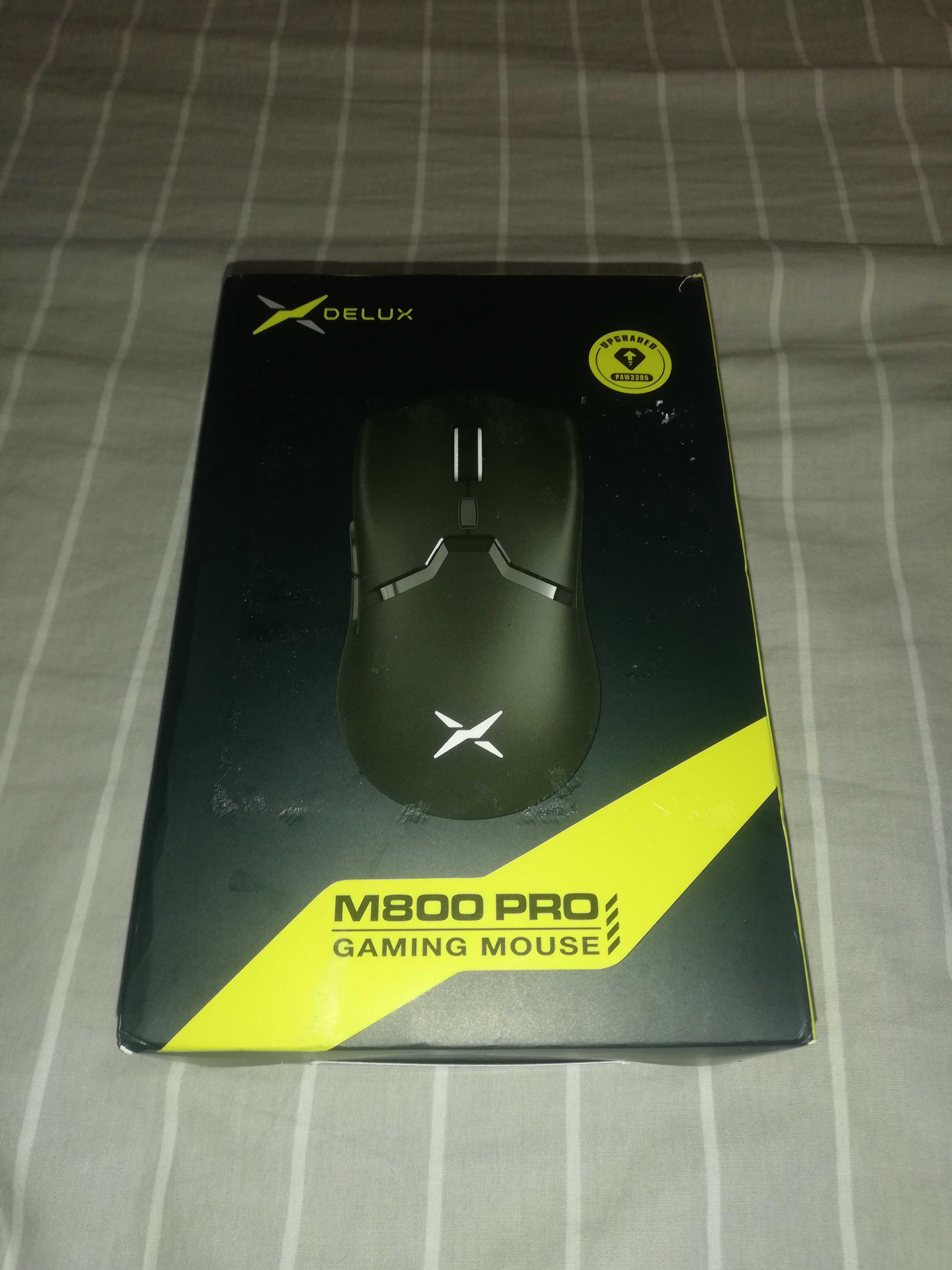 Rato Delux M800 Pro Gaming Mouse, Novo!
