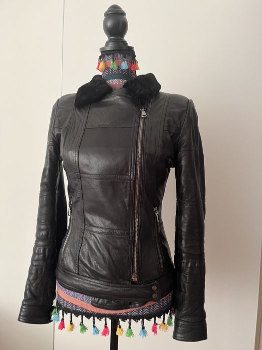 Дубльонка шкіряна косуха