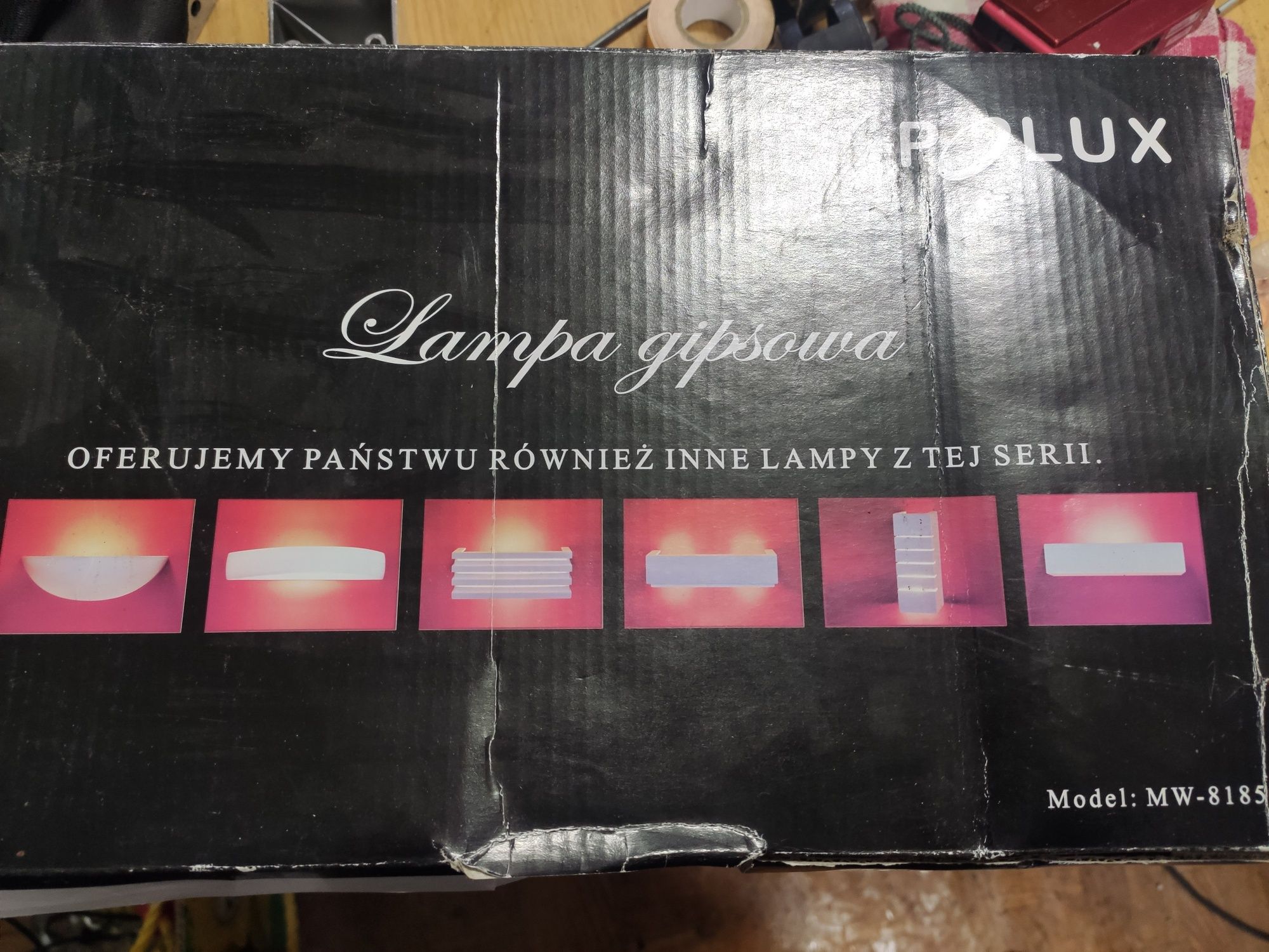 Lampa gipsowa Polux