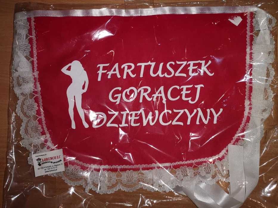 Zabawny fartuszek gorącej dziewczyny, fartuch zapaska, nowy