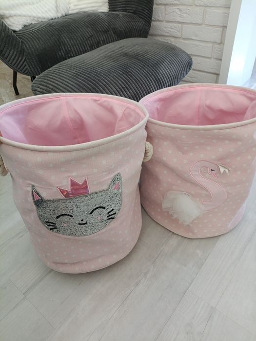 Pojemne kosze / pojemniki na zabawki CENA ZA 2 SZT!!!