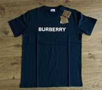 T-shirt męski nowy Burberry granat koszulka L, XL, XXL, XXXL