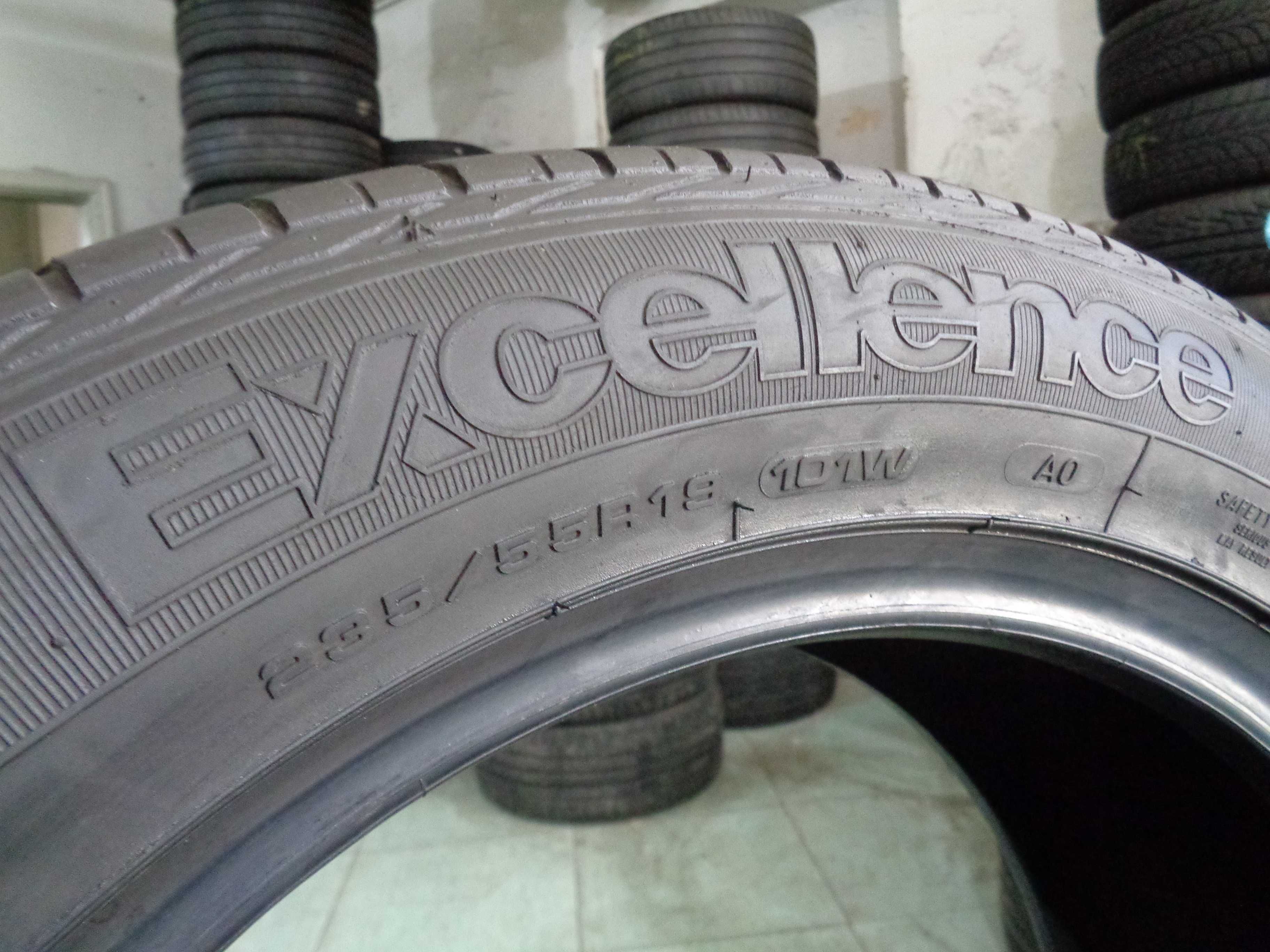 GoodYear Exellence 235/55r19 made in Germany 4шт, 15год, 5мм, ЛЕТО