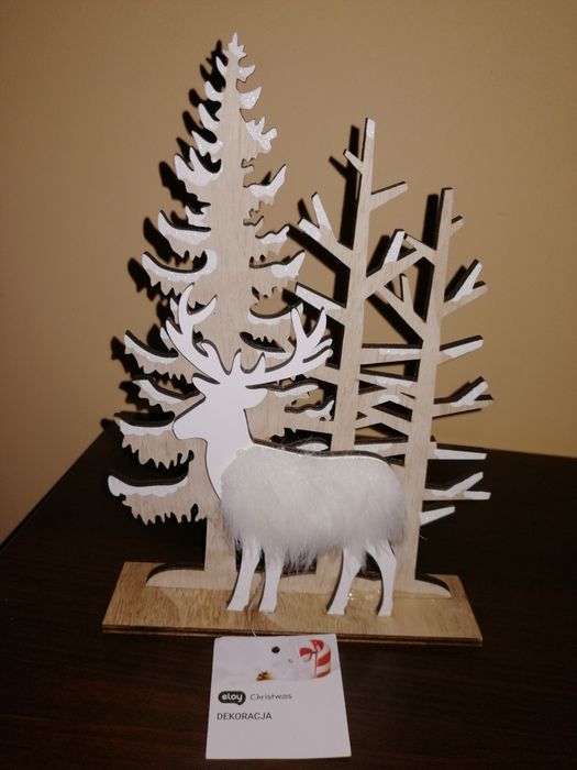 Nowa świąteczna dekoracja renifer w lesie Eloy Christmas