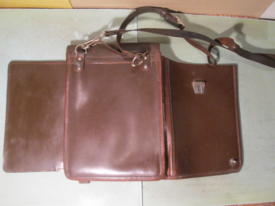 Планшет офіцерський розкладний. СРСР. Натуральна шкіра. 31 х 21 х 6 см