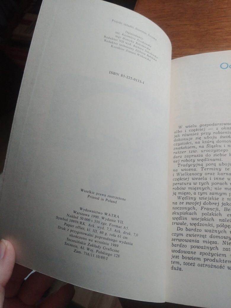 "Domowe wyroby mięsne" Tadeusz Kłossowski
