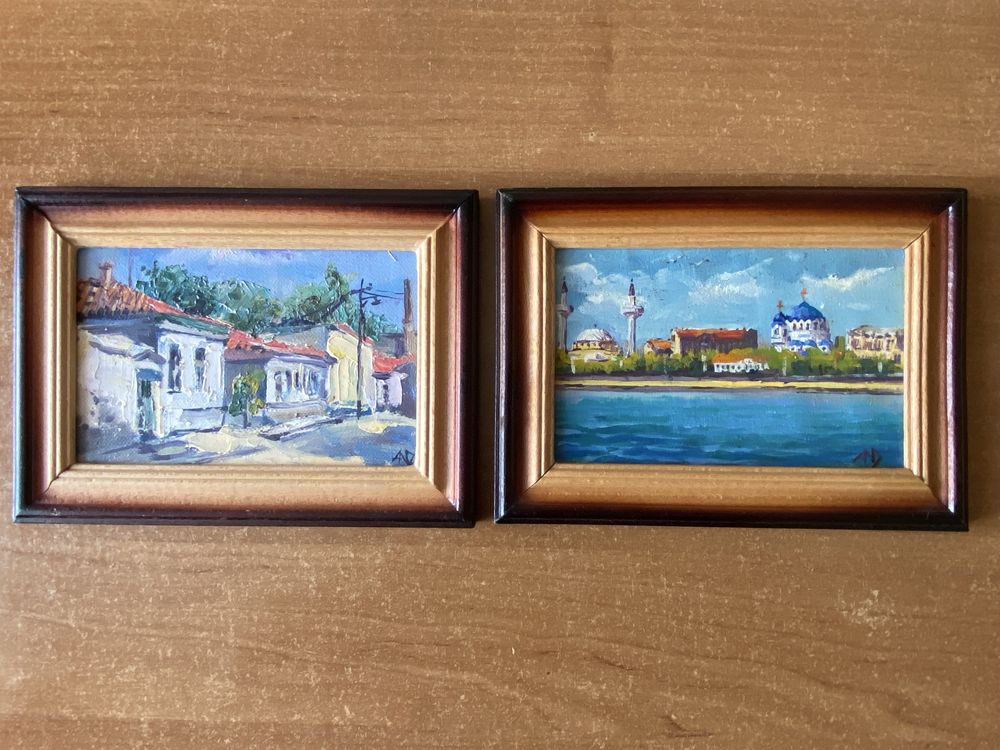 Картины маслом,из янтаря,именная икона Мария