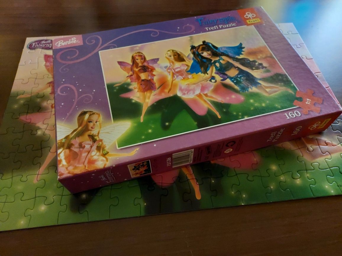 Puzzle Trefl 160 elementów wiek 3+ Barbie Wróżkolandia Fairytopia