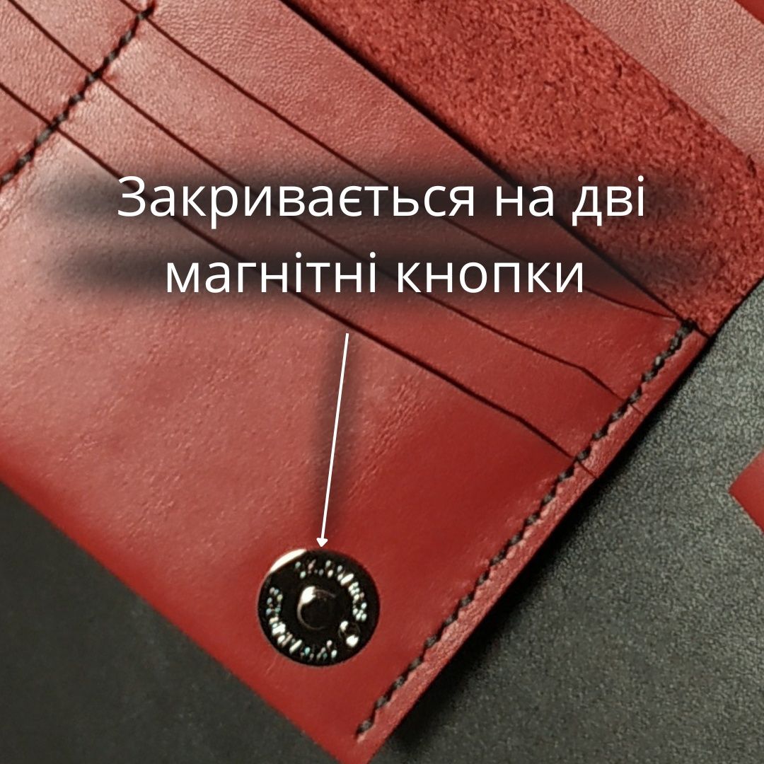 Подарунок дівчині довгий жіночий шкіряний гаманець лонгер (кошелек)