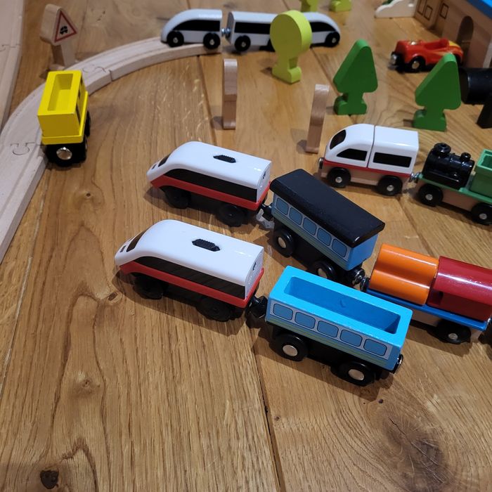 Ciuchcia elektryczna Ikea Lillabo duży zestaw