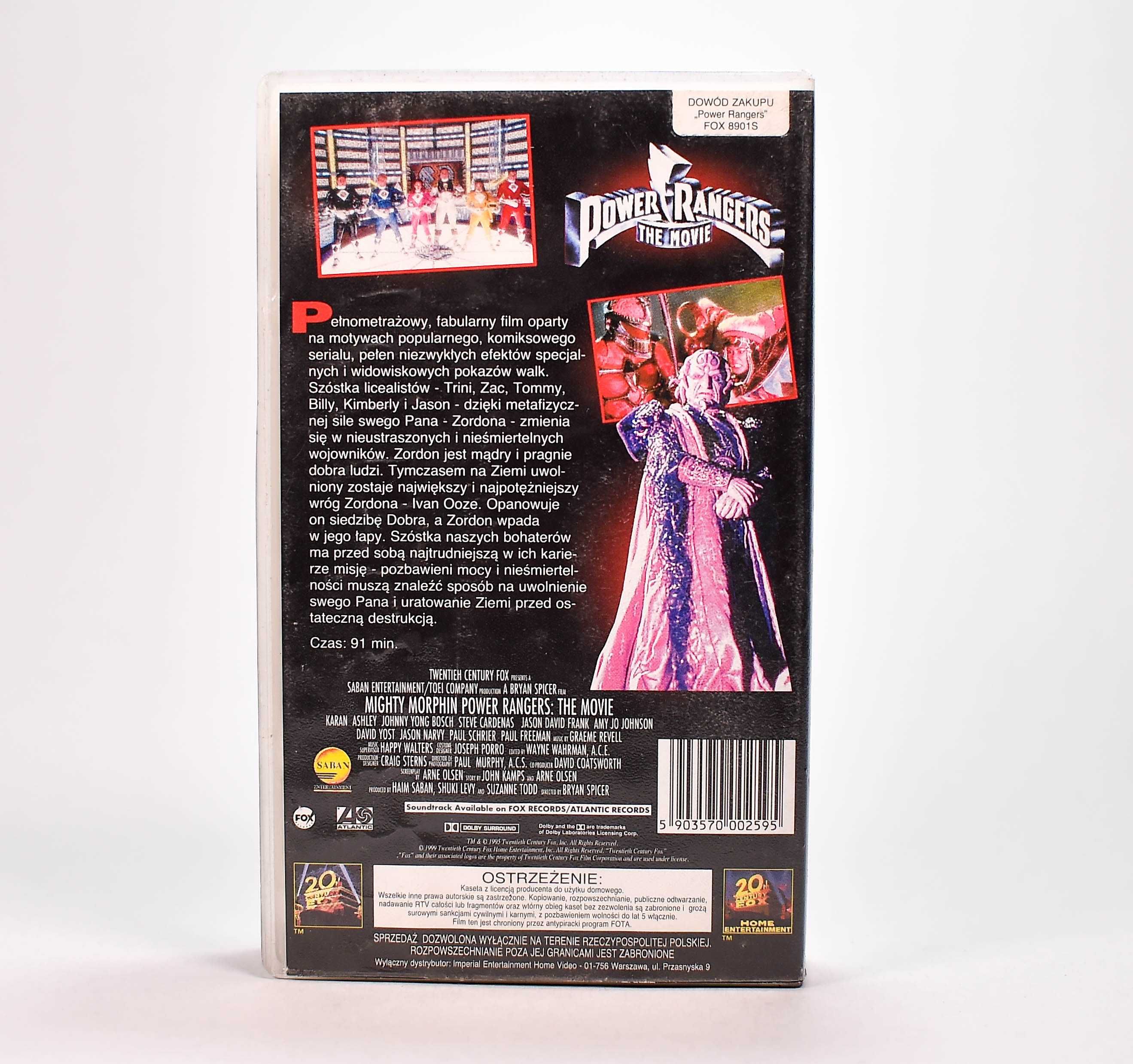 VHS # Power Rangers The Movie