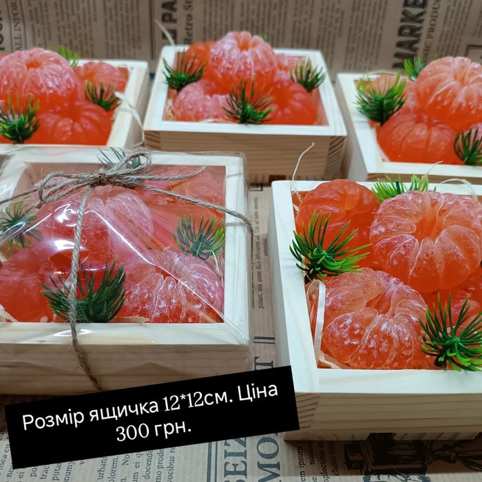 Новорічні подарунки з мила. Ручна робота