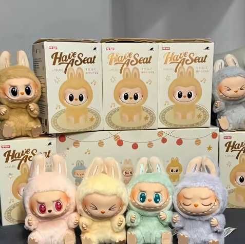 Labubu BIG ENERGY, HAVE A SEAT, MACARON nowe blind box