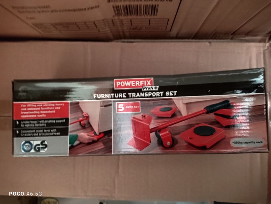 Power Fix zestaw do transportu mebli nowy