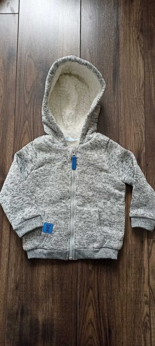 Bluza z kapturem na zamek 74 miś