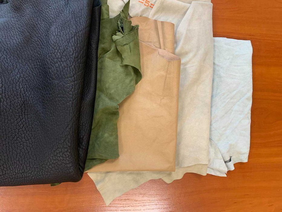 Шкіра обрізки кольори в асортименті
