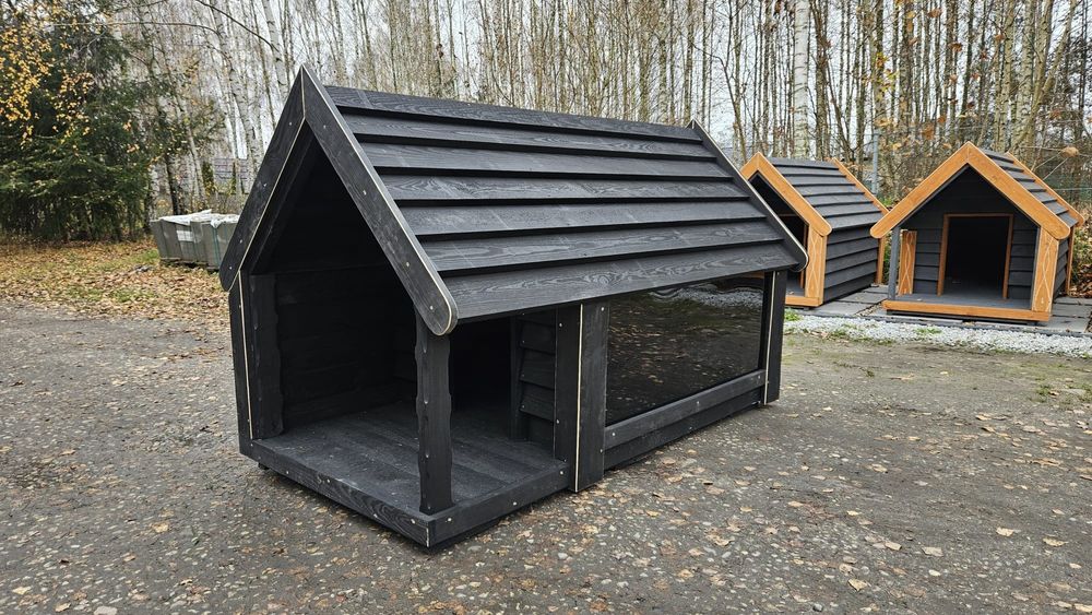 Buda dla owczarka/malinois/Husky – solidna, ręczna robota – schroniska