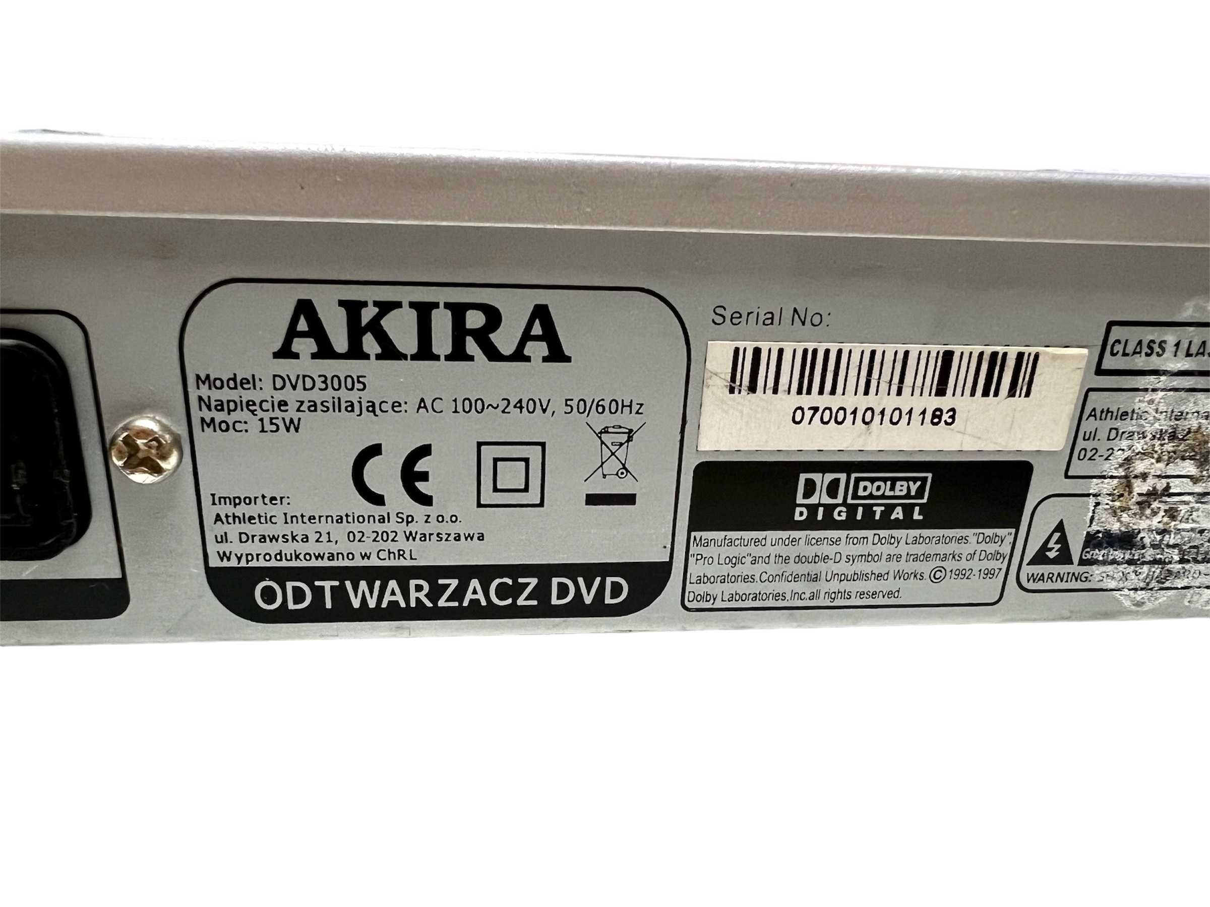 Odtwarzacz DVD Akira DVD3005 NowyLombard/Raków