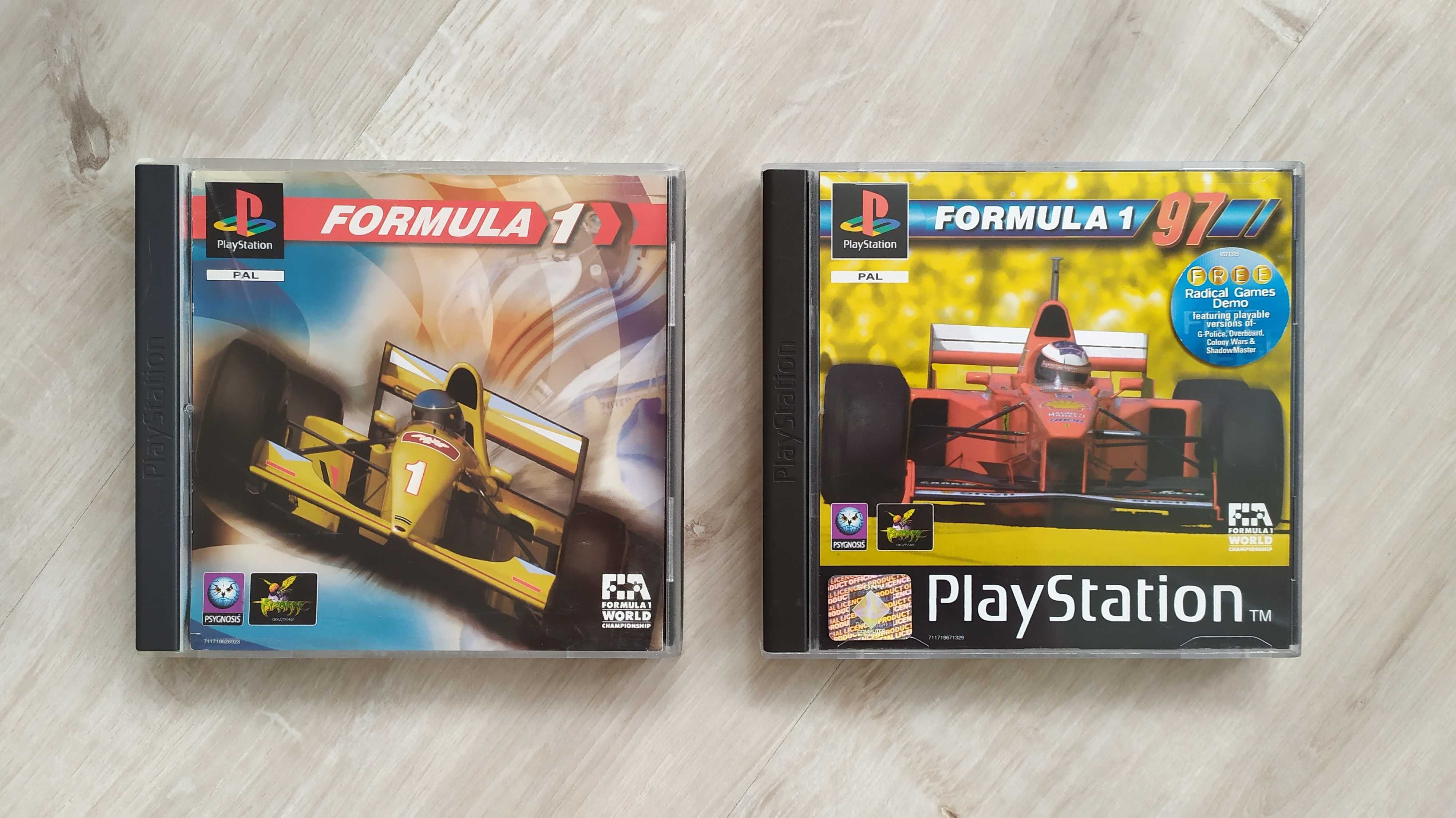 Zestaw FORMULA 1 + FORMULA 1'97 + płyta DEMO - PS1 PAL