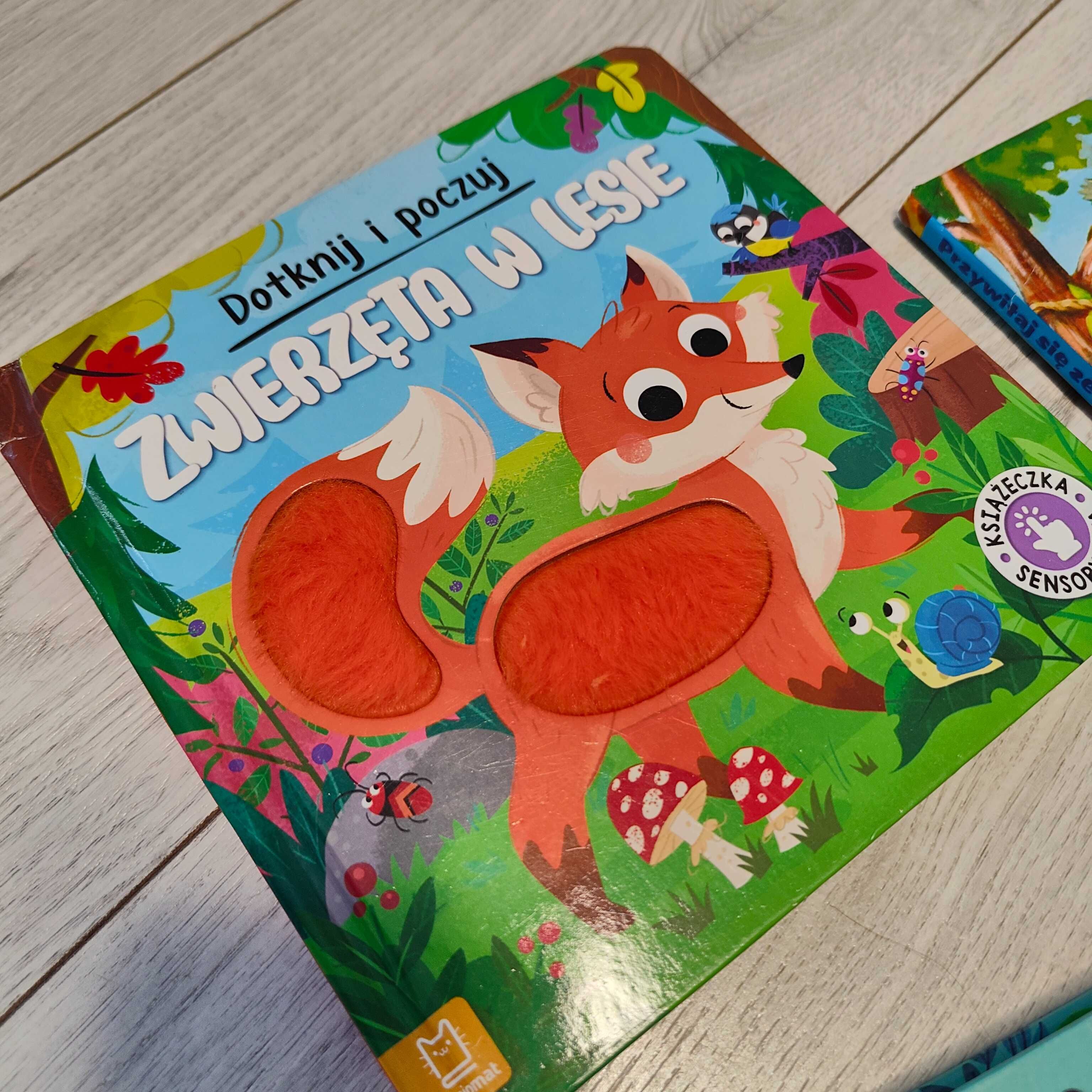 Książeczki sensoryczne 3 sztuki
