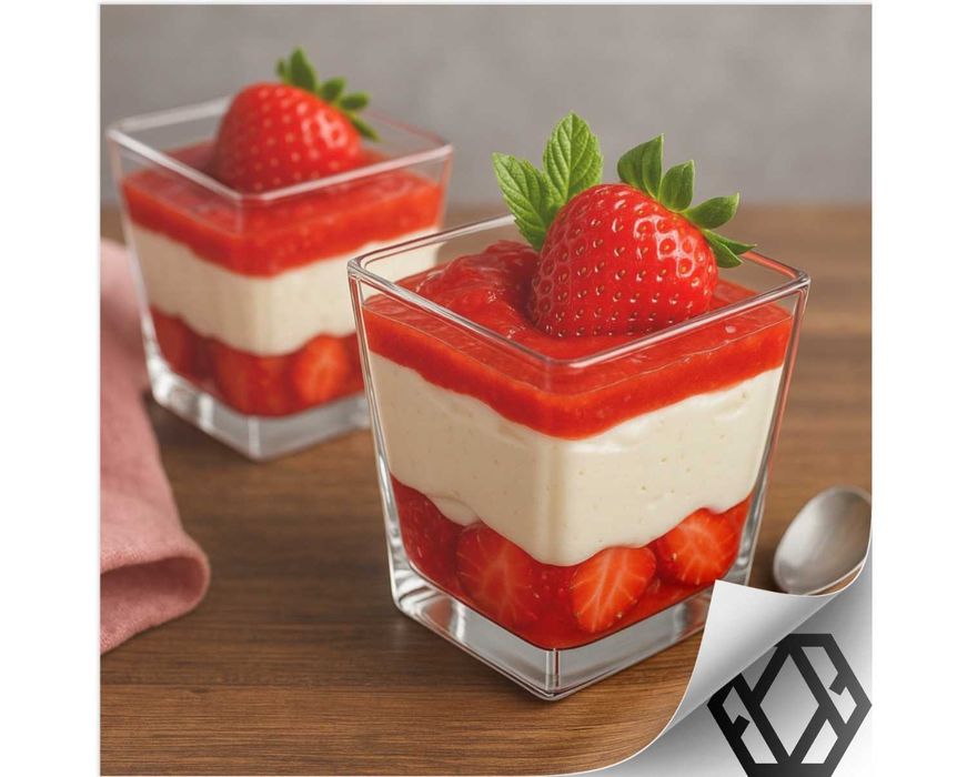 Pucharki Pojemniki Kubeczki do Deserów Lodów na Desery 60 ml 50 szt.