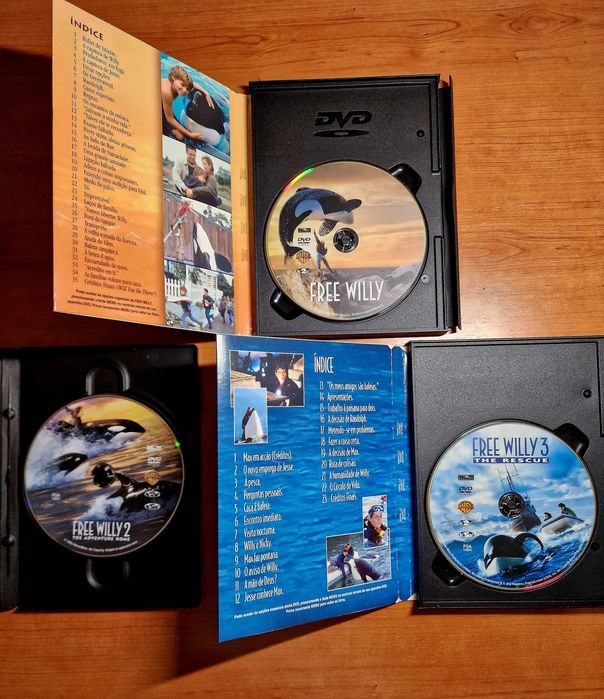 Trilogia LIBERTEM WILLY (Free Willy) Até onde irás por um Amigo?