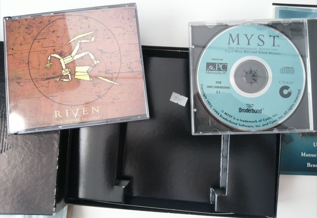 "MYST" + "RIVER" sequel gra PC BIG BOX ang. RETRO
