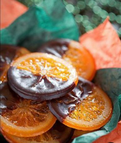 Апельсины в шоколаде. Натуральные зефирки.