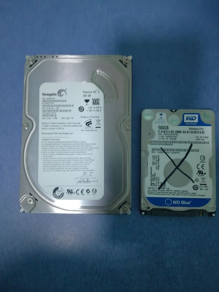 Жорсткі диски HDD не робочі 2шт