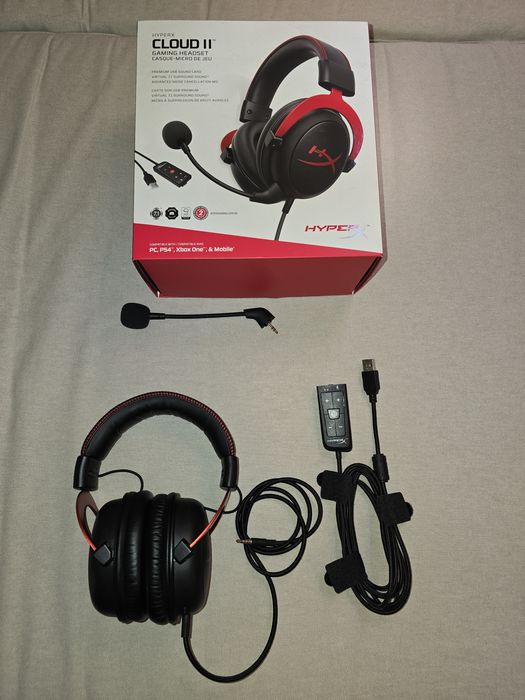 Headset HyperX Cloud II - Headset Gaming (com fio)