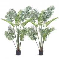 Areca Catechu Artificial 800x800x1524mm Planta Artificial PE Plantas