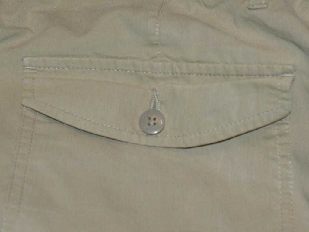 Wosley khaki beż spodnie proste safari męskie casual lekkie W38 L34 XL