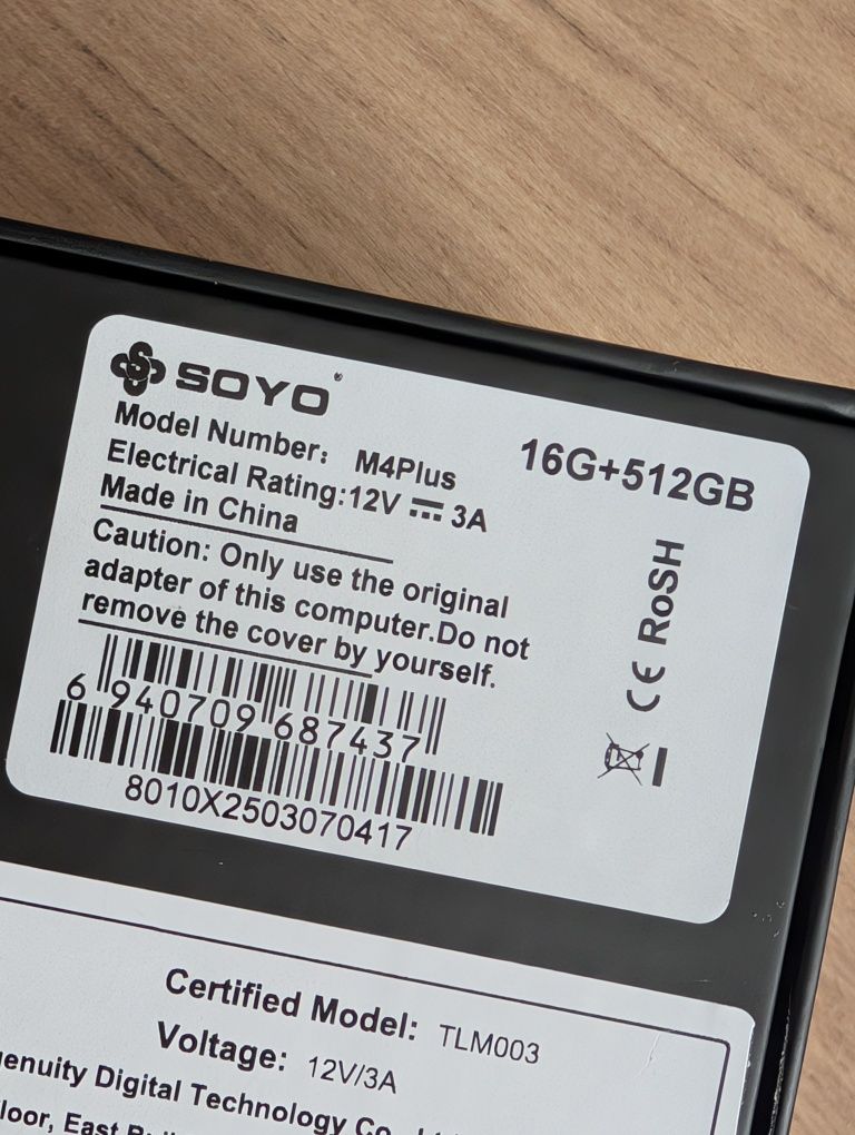 Nowy Mini PC Soyo M4 Plus 16GB/512GB